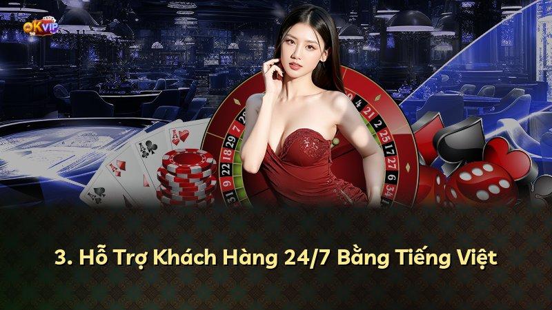 3. Hỗ Trợ Khách Hàng 24/7 Bằng Tiếng Việt