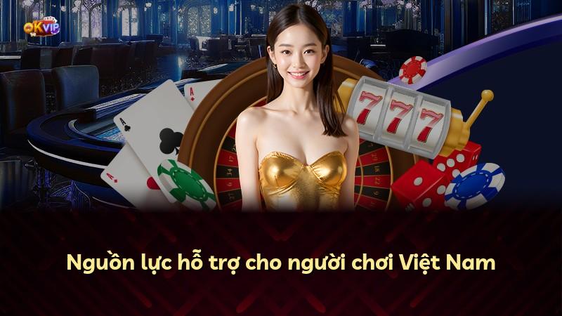 Nguồn lực hỗ trợ cho người chơi Việt Nam