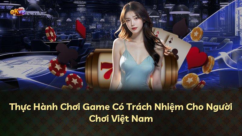 Thực Hành Chơi Game Có Trách Nhiệm Cho Người Chơi Việt Nam